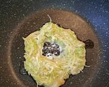 お弁当にお好み焼き風!目玉焼き作り方2写真