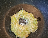 お弁当にお好み焼き風！目玉焼き作り方2写真