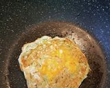 お弁当にお好み焼き風!目玉焼き作り方4写真
