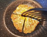 お弁当にお好み焼き風!目玉焼き作り方5写真