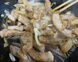 トンカツ用ロースらっきょう炒め作り方6写真