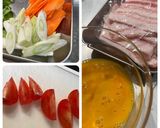 野菜たっぷり！焼肉用豚バラ肉の中華風炒め作り方1写真