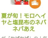 夏が旬！モロヘイヤと塩昆布のネバネバあえ作り方15写真