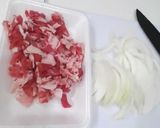 ルウ無し簡単☆トマトのハヤシライス作り方1写真