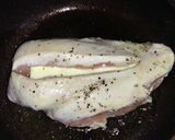 チーズ入り鶏胸肉のもずく酢焼き作り方3写真
