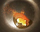 ひき肉と玉ねぎのペペロンチーノ風作り方2写真