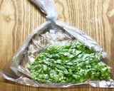 アイラップ活用で捨てずに大根葉の冷凍♪作り方3写真