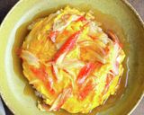ふわとろっ【かに玉あんかけ丼】作り方4写真