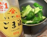 きゅうりのごま油炒め★麦味噌ダレで❣作り方2写真
