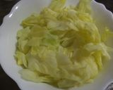 カレー風味☆キャベツとじゃが芋のオムレツ作り方1写真