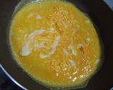 カレー風味☆キャベツとじゃが芋のオムレツ作り方4写真
