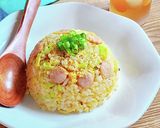 レンジで時短!ひとりランチのチャーハン作り方4写真