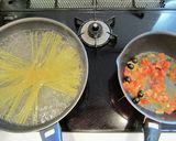 リーフレタスのスパゲッティ作り方4写真
