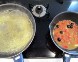 リーフレタスのスパゲッティ作り方5写真