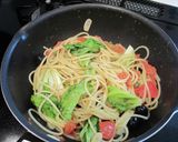 リーフレタスのスパゲッティ作り方6写真