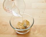 たまごスープで作るチャーハン作り方1写真