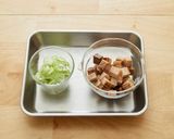 たまごスープで作るチャーハン作り方2写真