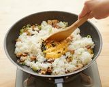 たまごスープで作るチャーハン作り方4写真