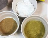 青汁(抹茶)豆乳プリン (アガー)作り方1写真