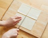 枝豆とチーズのスティック春巻作り方2写真