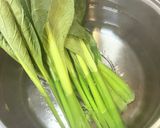 小松菜と焼鯖の塩昆布和え作り方3写真