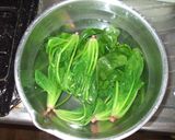 鶏むね肉ほうれん草のクリームスープ♪簡単作り方4写真