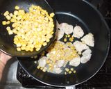 鶏むね肉ほうれん草のクリームスープ♪簡単作り方6写真