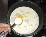 鶏むね肉ほうれん草のクリームスープ♪簡単作り方9写真