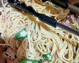 簡単！オクラとツナの和風パスタ作り方3写真