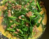 豚肉とニラの卵とじ作り方6写真