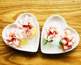 ハムのお花♡No2ピックで指輪に☆作り方3写真