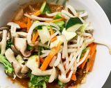 お一人様野菜たっぷり洋風たこ焼き風味炒飯作り方11写真