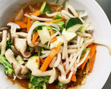 お一人様野菜たっぷり洋風たこ焼き風味炒飯作り方11写真