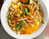 お一人様野菜たっぷり洋風たこ焼き風味炒飯作り方15写真
