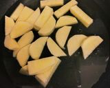 鶏肉とじゃがいもの煮物作り方1写真