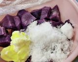 韓国風スコーン♪練乳☆紫芋☆サツマイモ作り方4写真