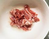 レンジ簡単きな粉オーロラソース味甘酢酢豚作り方1写真