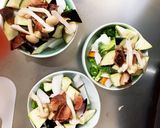 レンジ簡単きな粉味噌ナポリタン味甘酸酢豚作り方11写真