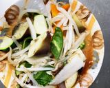 レンジ簡単きな粉味噌ナポリタン味甘酸酢豚作り方14写真
