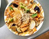 レンジ簡単きな粉オーロラソース味甘酢酢豚作り方18写真