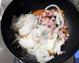 つるっと…ベーコンとほうれん草のもずく丼作り方1写真