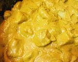 市販カレー●鶏肉のミルク＆チーズ卵カレー作り方3写真