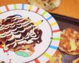 キャベツなしで節約美味♡玉ねぎお好み焼き作り方3写真