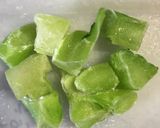 人参林檎の皮ブロッコリー芯入スムージー作り方3写真