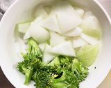 肉無チクワレモン風味梅親子丼味野菜炒め作り方5写真