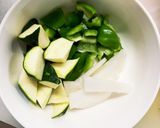 肉無チクワレモン風味梅親子丼味野菜炒め作り方7写真