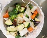 肉無チクワ洋風レモン風味親子丼味野菜炒め作り方12写真