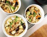 肉無チクワレモン風味梅親子丼味野菜炒め作り方18写真