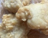オガタ朝食　ジョニーの唐揚げパン作り方2写真