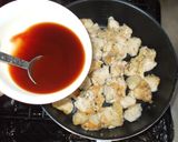 鶏肉のケチャップソース焼き♪簡単冷え性に作り方7写真